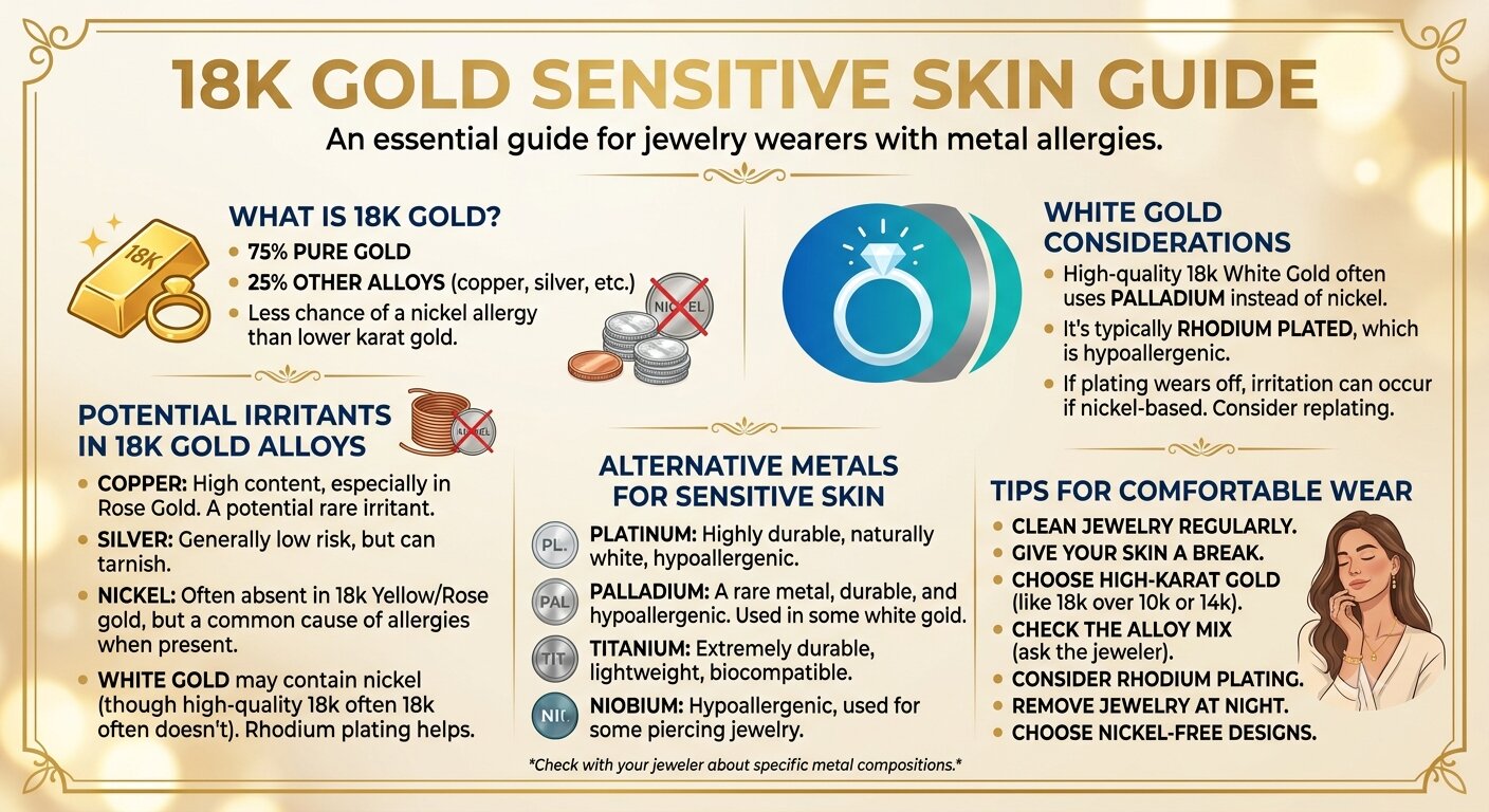 18k Gold Sensitive Skin Guide